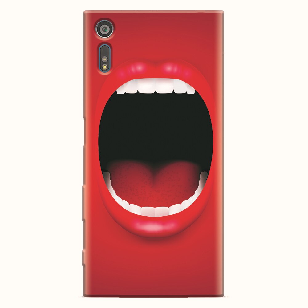 Husa silicon pentru Sony Xperia XZ, Big Mouth