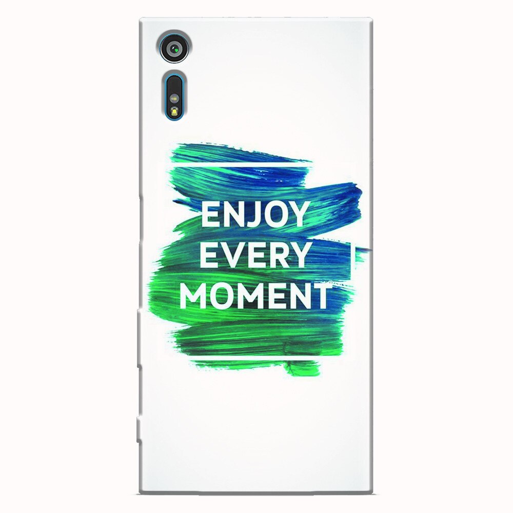Husa silicon pentru Sony Xperia XR, Enjoy Every Moment Motivational