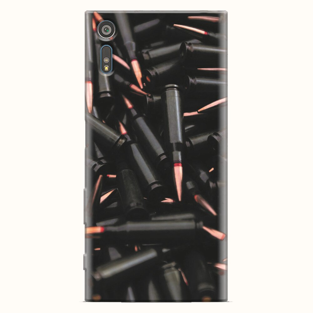 Husa silicon pentru Sony Xperia XZ, Ammunition Bullets