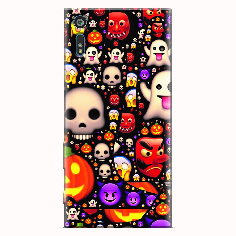 Husa silicon pentru Sony Xperia XR, Emoji Mess