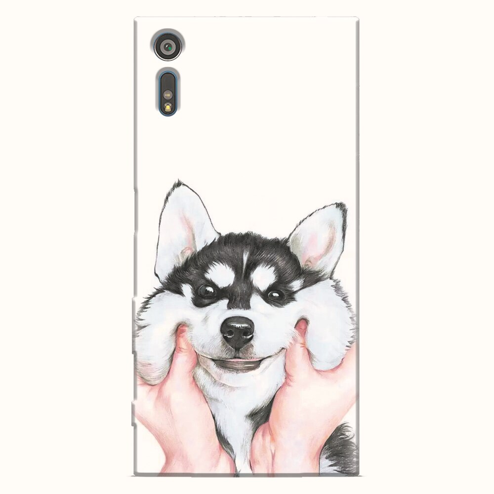 Husa silicon pentru Sony Xperia XZ, Cute Dog.