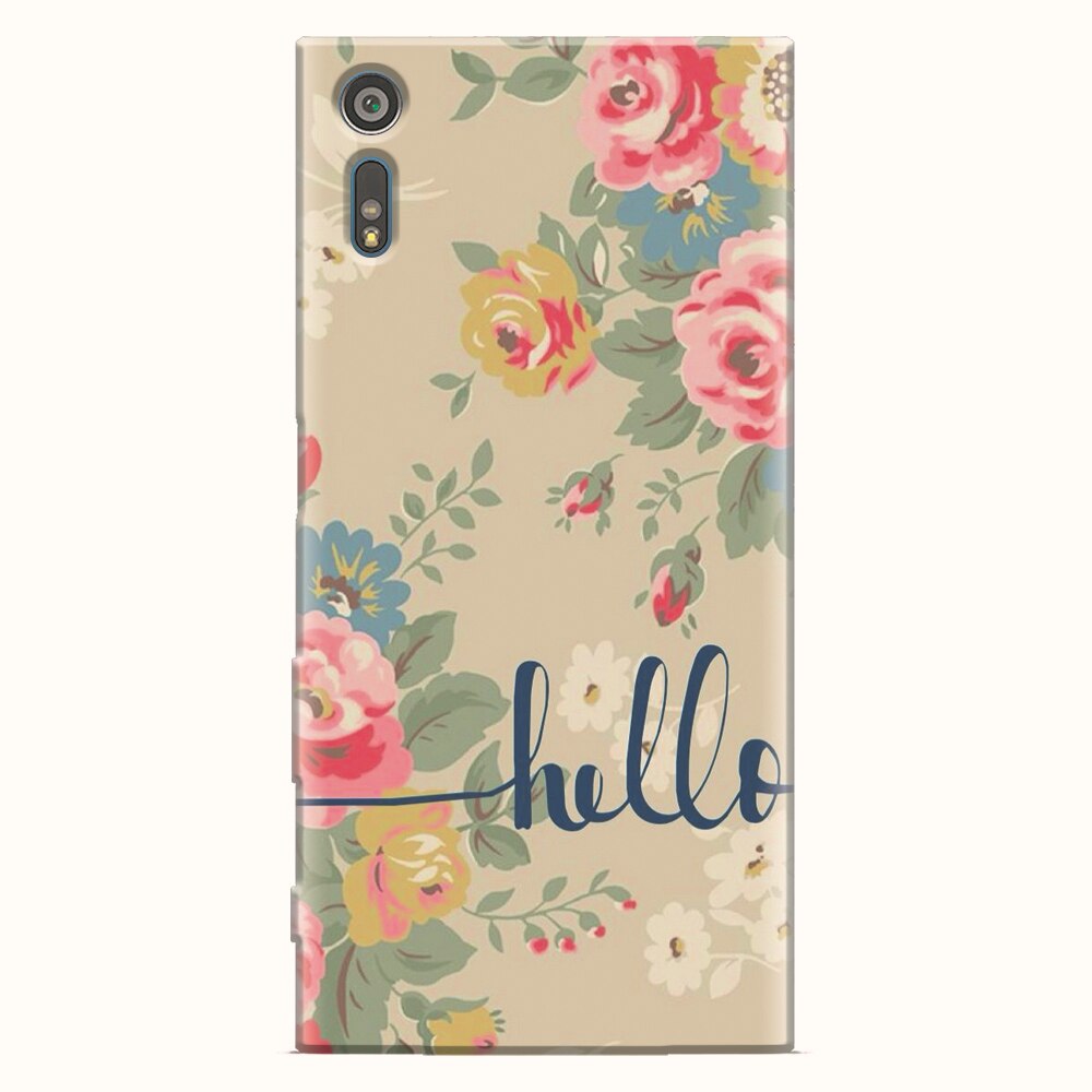 Husa silicon pentru Sony Xperia XZ, Cute Flower Phone