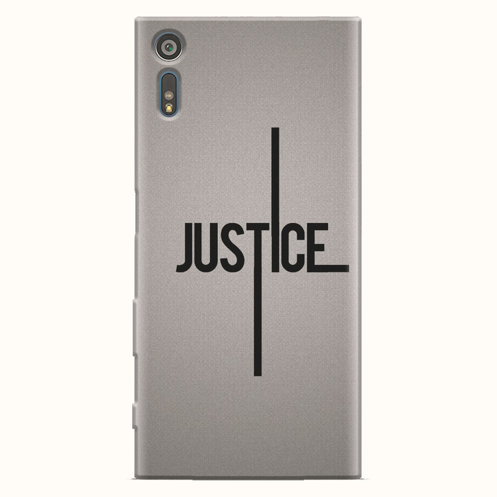 Husa silicon pentru Sony Xperia XZ, Amir Justice Minimalistic Nubheebuccus Text