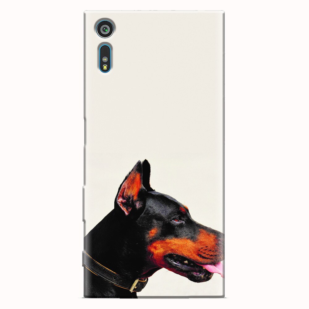 Husa silicon pentru Sony Xperia XR, Doberman