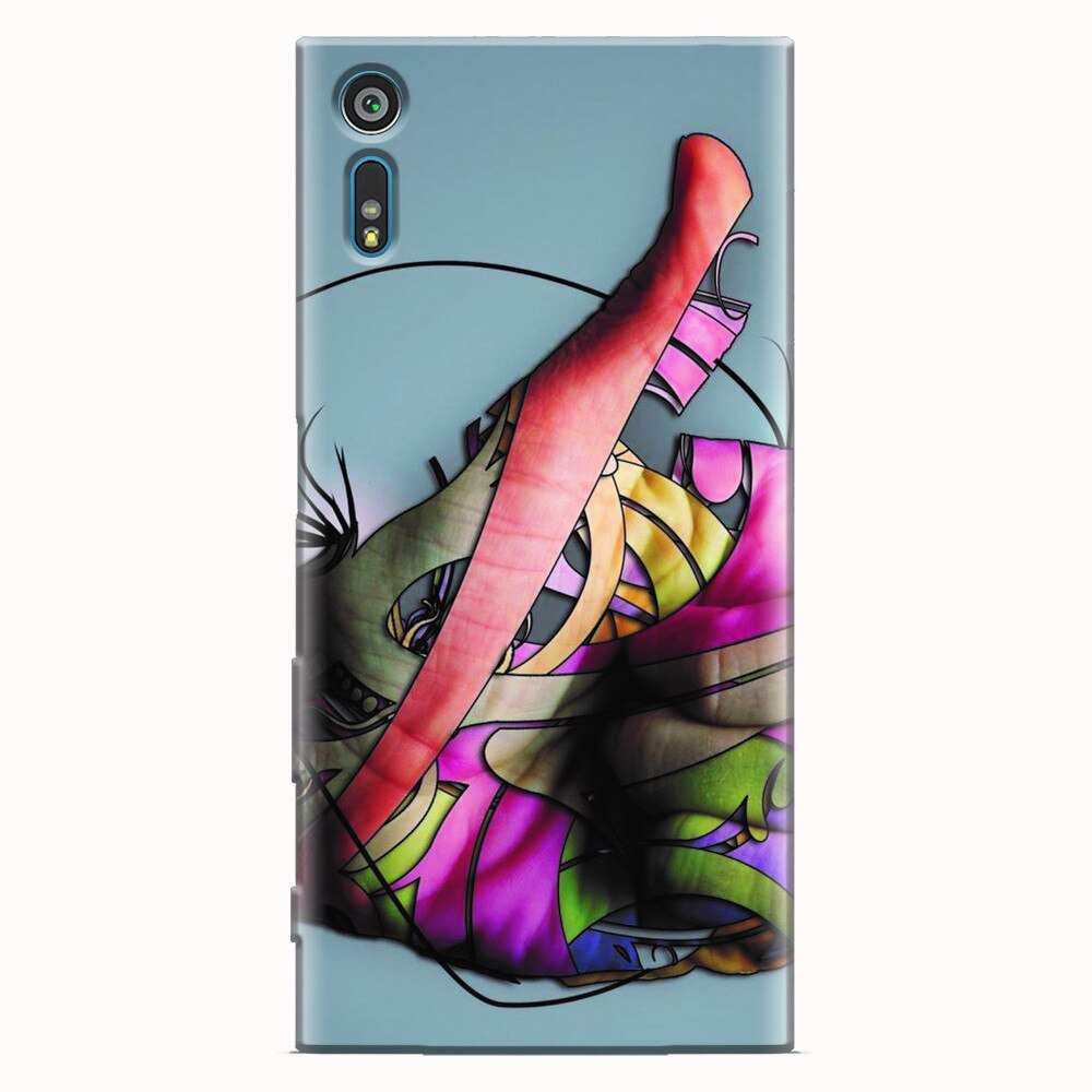 Husa silicon pentru Sony Xperia XR, Abstract Minimalistic Hands