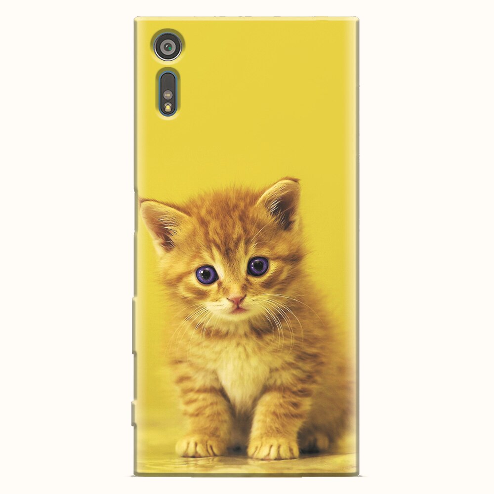Husa silicon pentru Sony Xperia XZ, Baby Kitten