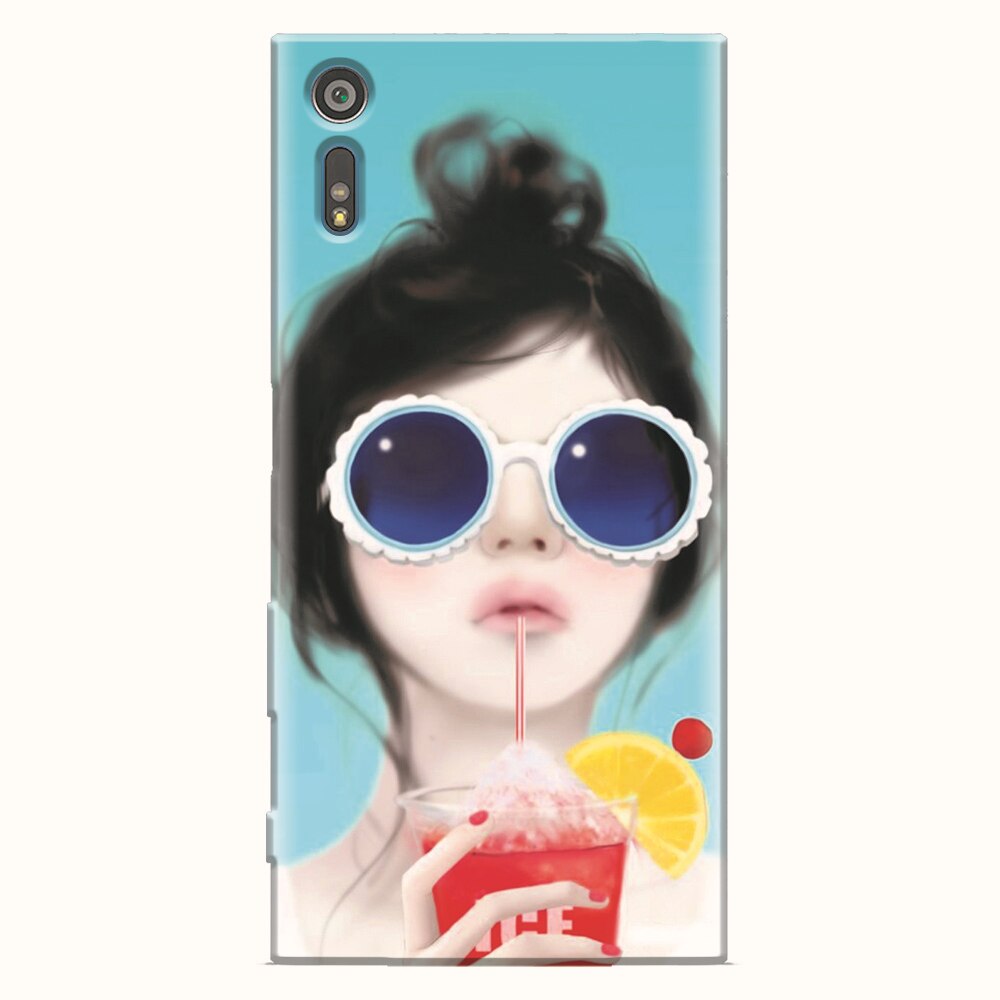 Husa silicon pentru Sony Xperia XR, Cute Girly 001