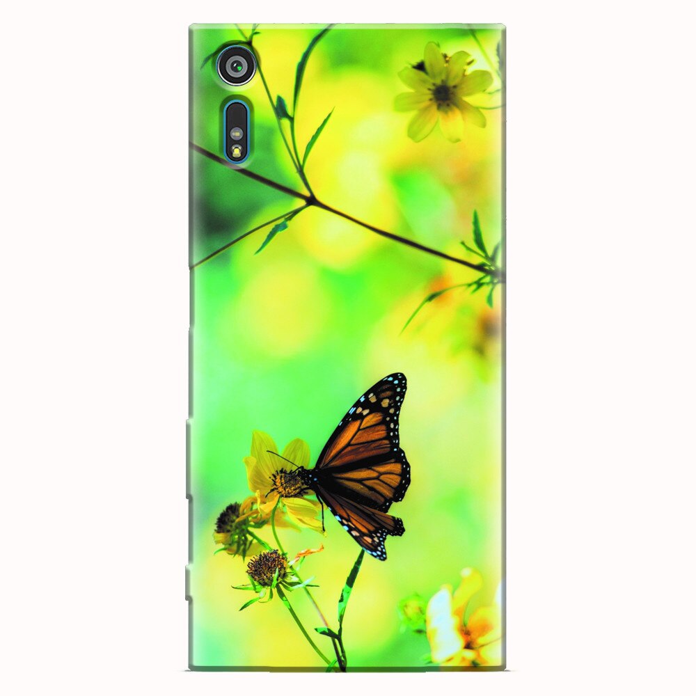 Husa silicon pentru Sony Xperia XZ, Butterfly
