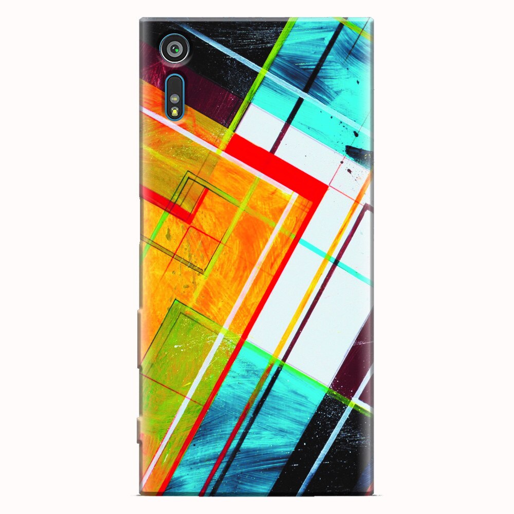 Husa silicon pentru Sony Xperia XR, Abstraction Color Shape