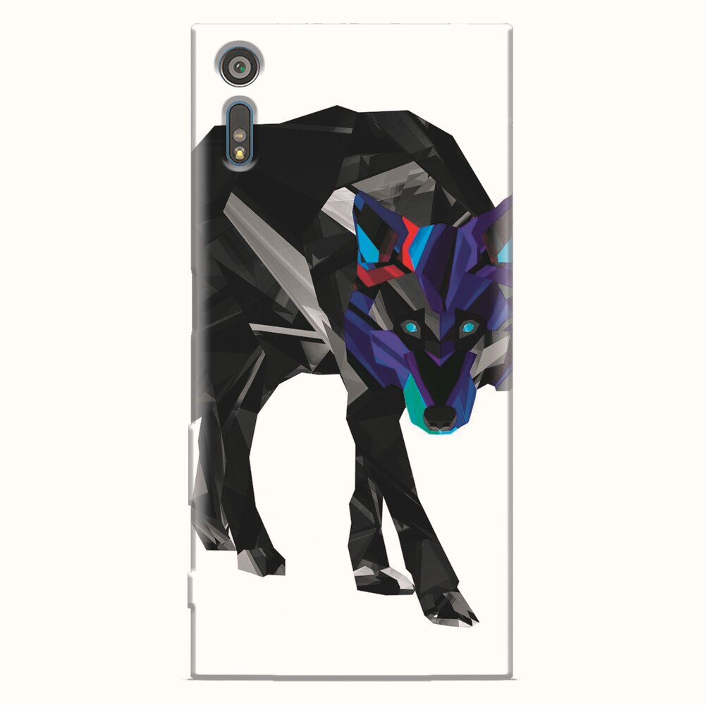 Husa silicon pentru Sony Xperia XR, Abstract Wolf