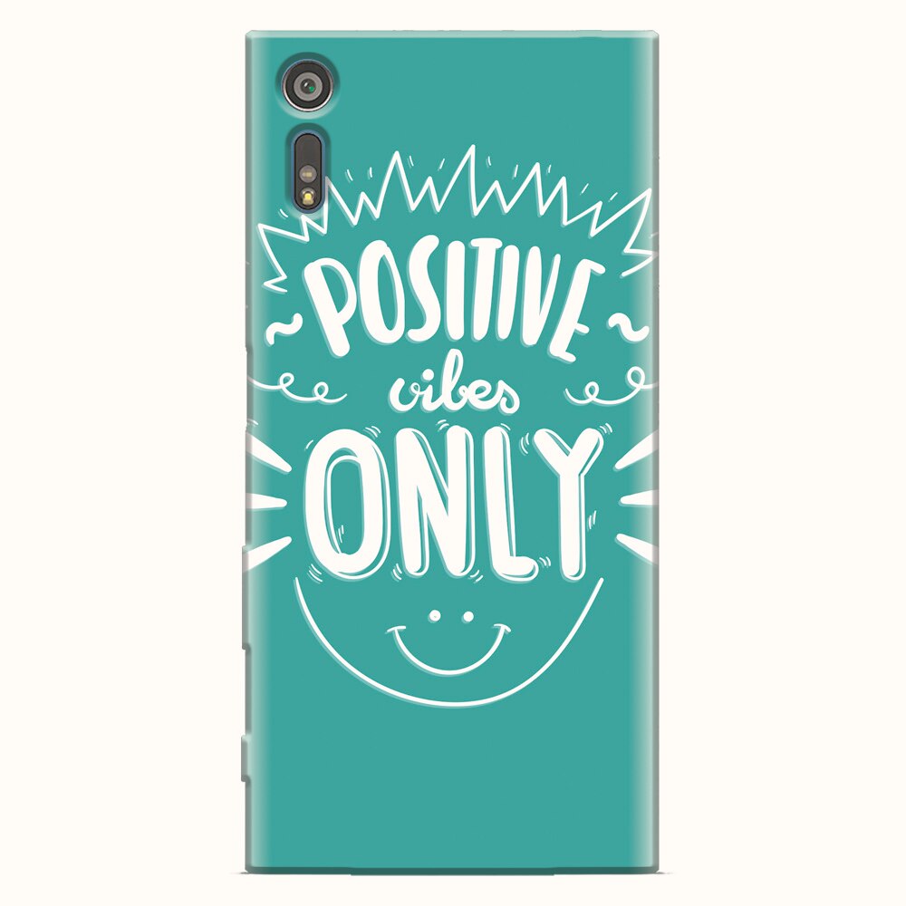 Husa silicon pentru Sony Xperia XZ, Positive Vibes