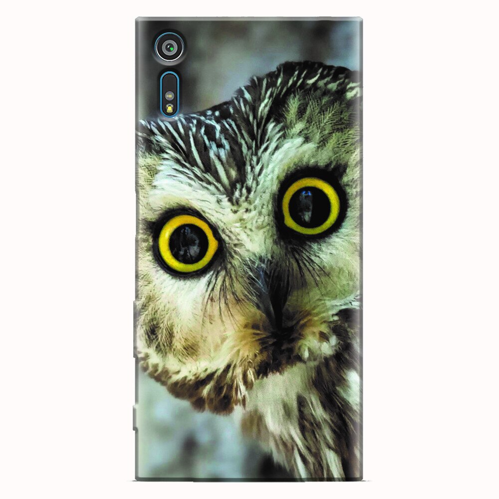 Husa silicon pentru Sony Xperia XZ, Owl