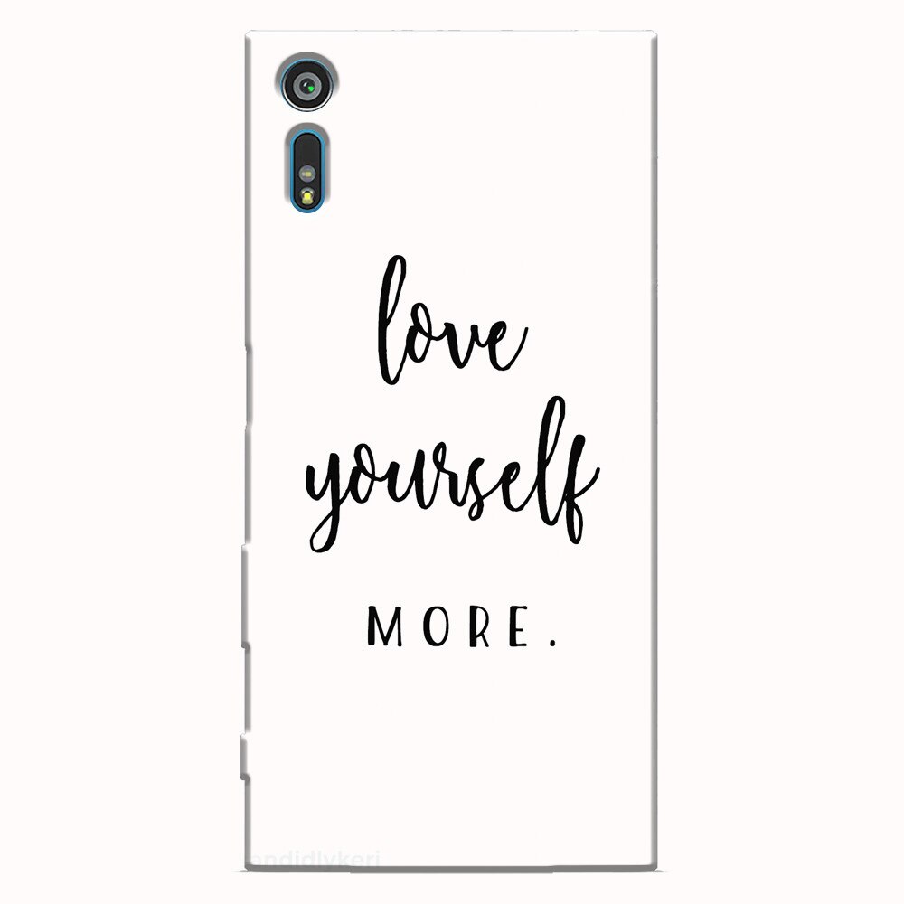 Husa silicon pentru Sony Xperia XZ, Love Yourself More