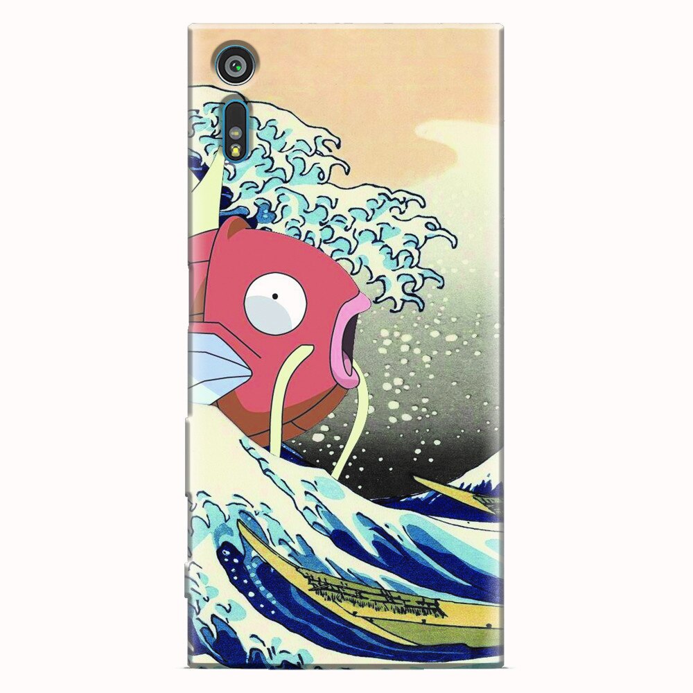 Husa silicon pentru Sony Xperia XR, Great Wave Fish