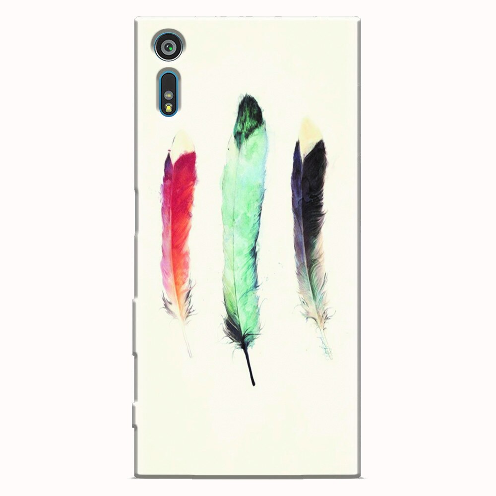 Husa silicon pentru Sony Xperia XR, Three Feathers