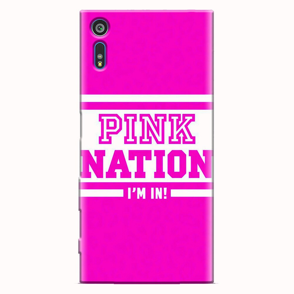 Husa silicon pentru Sony Xperia XZ, Pink Nation