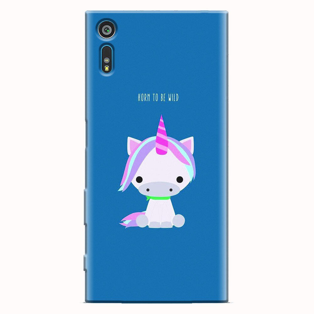 Husa silicon pentru Sony Xperia XR, Horn To Be Wild Cute Unicorn