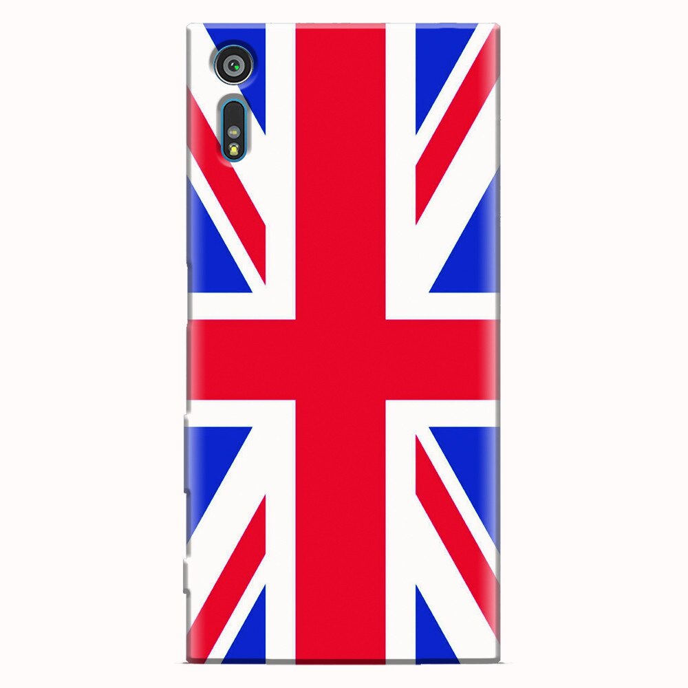 Husa silicon pentru Sony Xperia XR, UK Flag Illustration