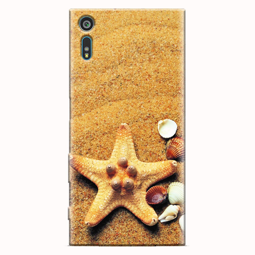 Husa silicon pentru Sony Xperia XZ, Sea Shells