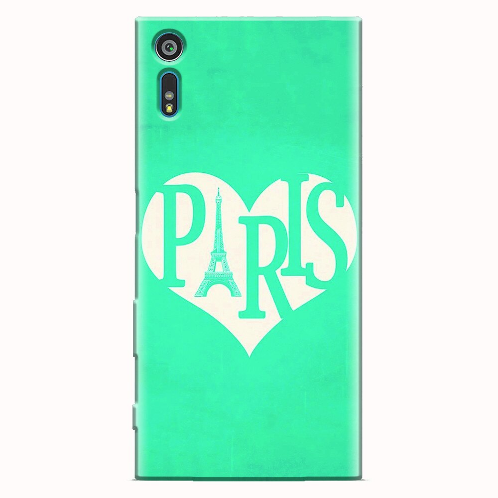 Husa silicon pentru Sony Xperia XR, I Love Paris