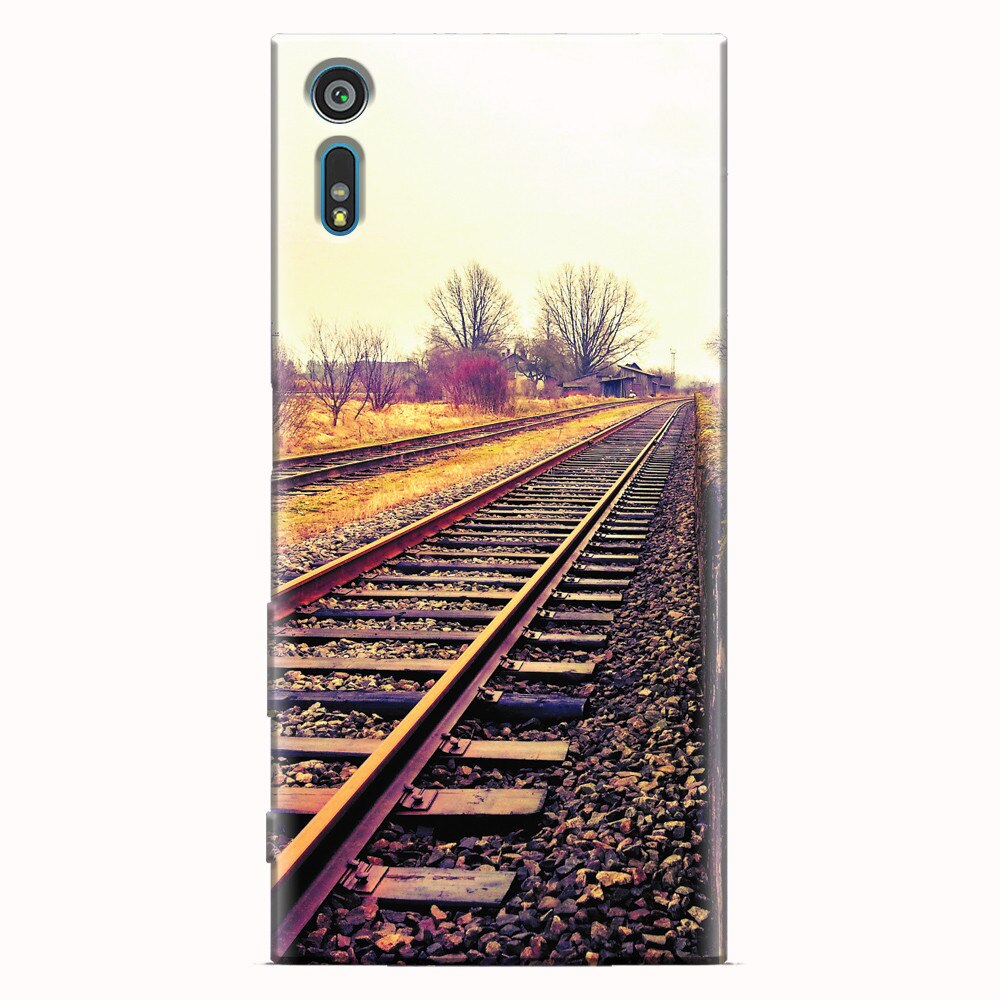 Husa silicon pentru Sony Xperia XR, Railroad