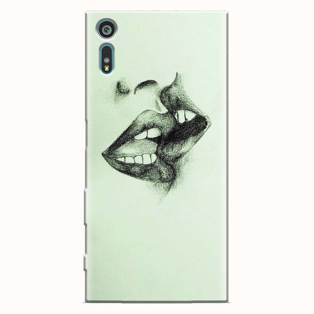 Husa silicon pentru Sony Xperia XZ, Kiss
