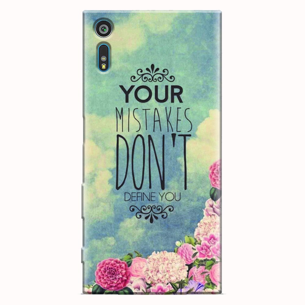 Husa silicon pentru Sony Xperia XR, Your Mistakes Dont Define You