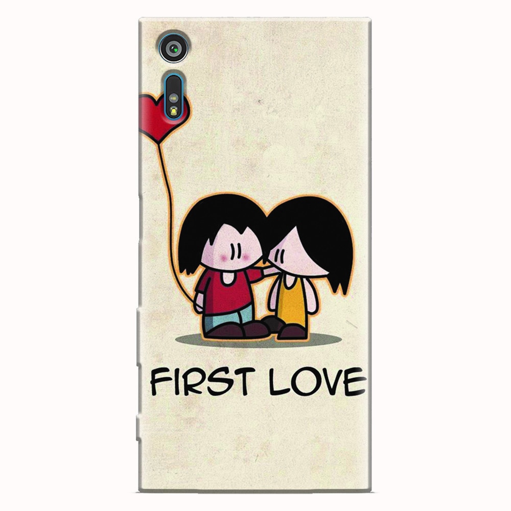 Husa silicon pentru Sony Xperia XR, First Love Great Lock Screen