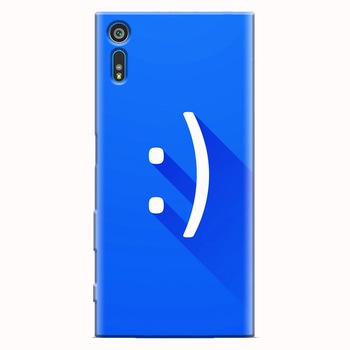 Husa silicon pentru Sony Xperia XZ, Smile Husa silicon pentru Sony Xperia XZ, Smile