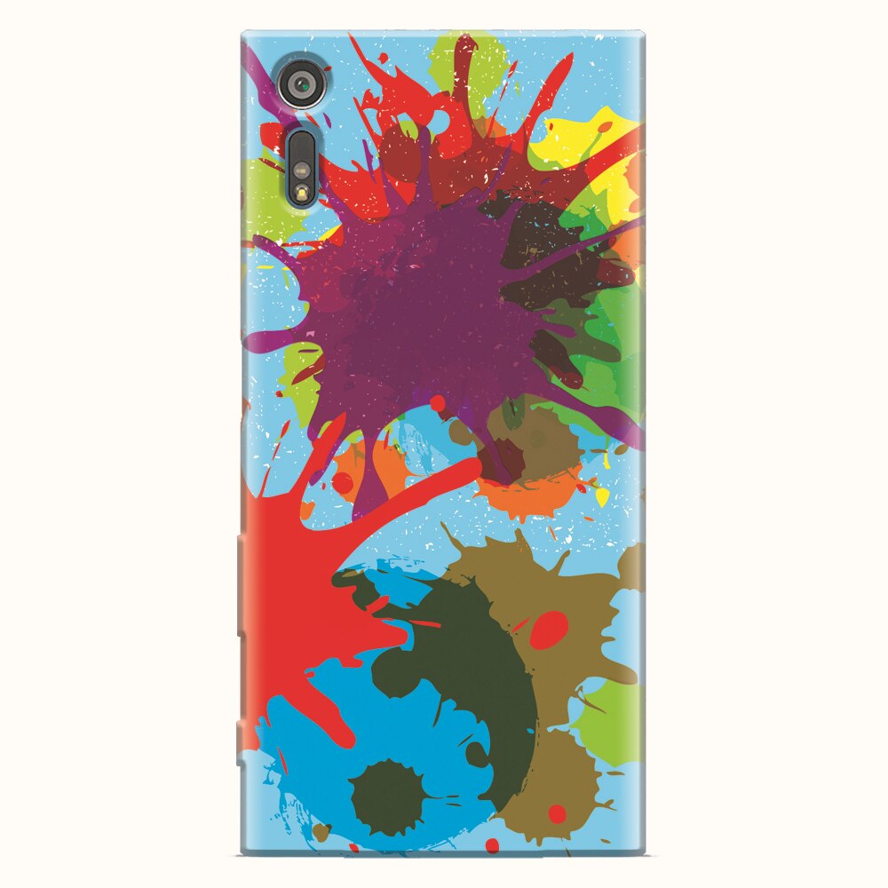 Husa silicon pentru Sony Xperia XZ, Holi Splash