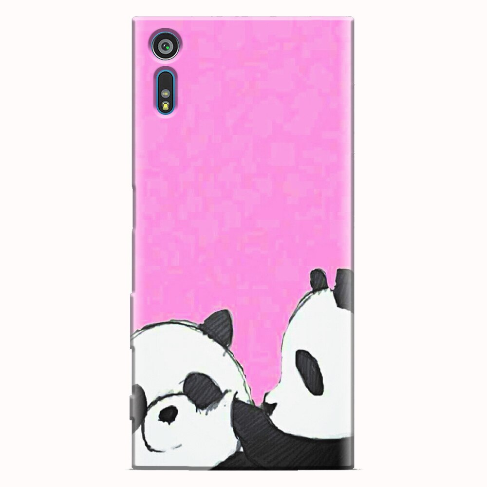 Husa silicon pentru Sony Xperia XZ, Panda