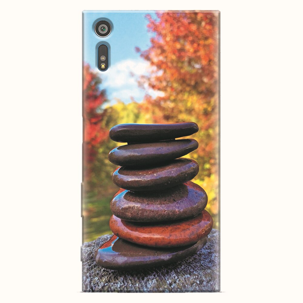 Husa silicon pentru Sony Xperia XZ, Stacking Stones