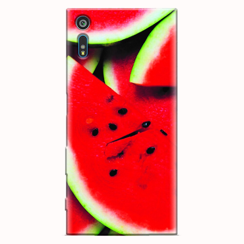 Husa silicon pentru Sony Xperia XR, S Of Watermelon Slice