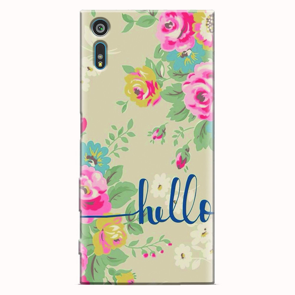 Husa silicon pentru Sony Xperia XR, Cute Flower Phone