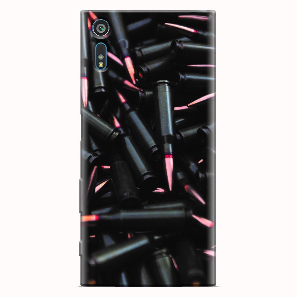Husa silicon pentru Sony Xperia XR, Ammunition Bullets