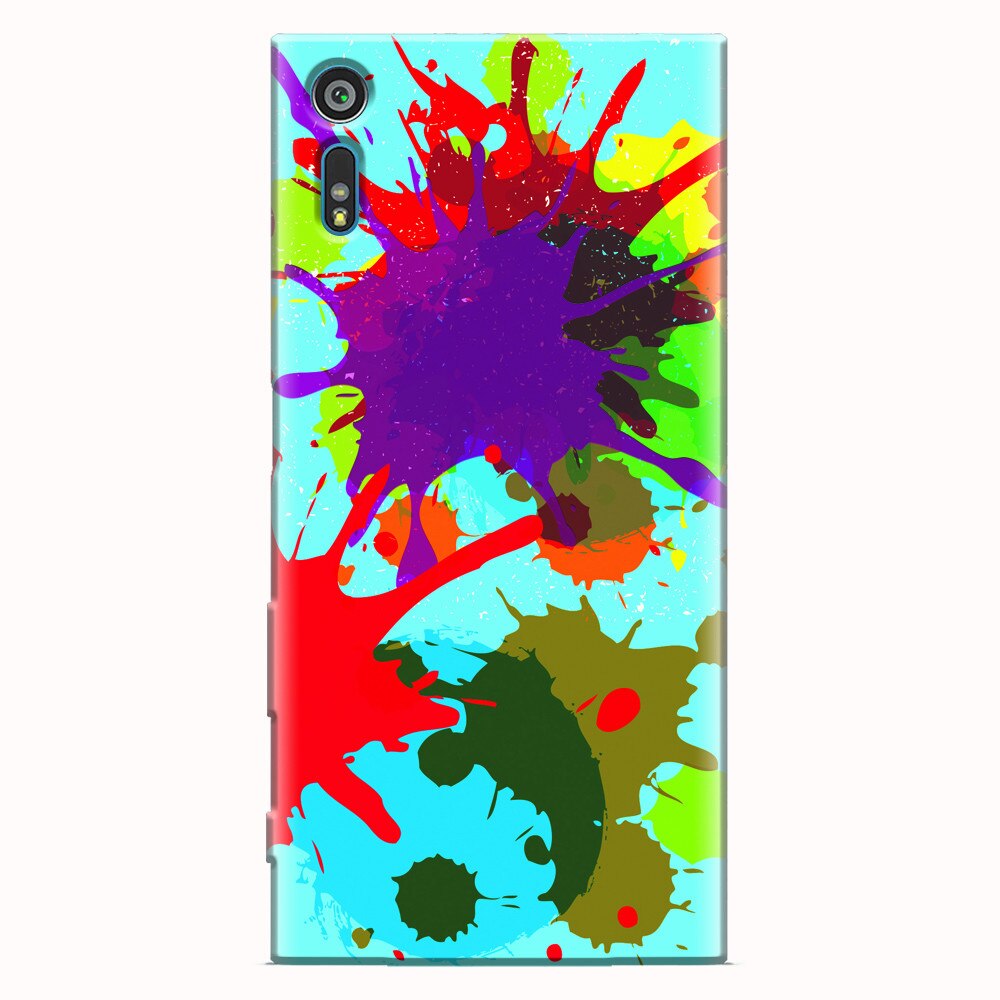 Husa silicon pentru Sony Xperia XR, Holi Splash