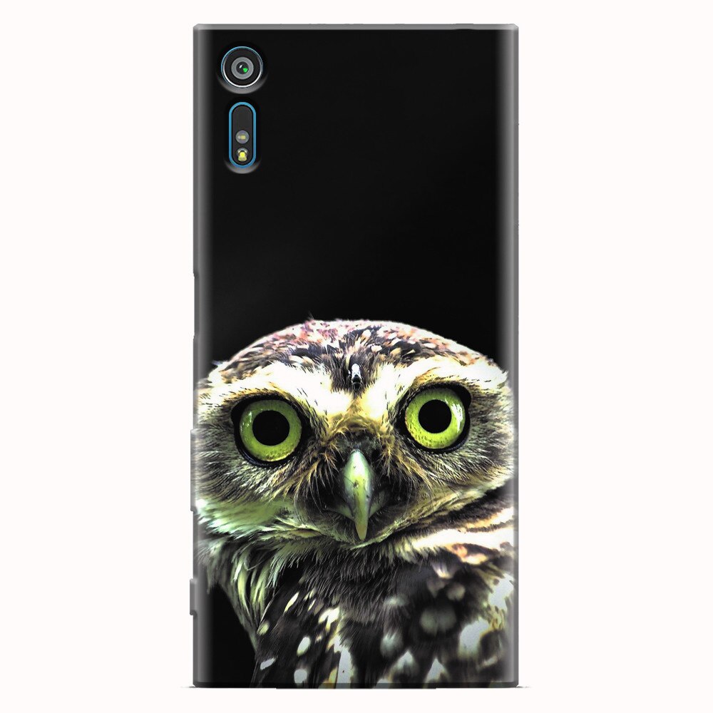 Husa silicon pentru Sony Xperia XR, Owl In The Dark