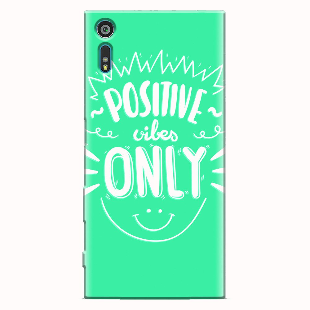 Husa silicon pentru Sony Xperia XR, Positive Vibes
