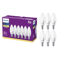 set 6 becuri led philips e14 55w 40w 470 lm a lumina alba calda imagen 37_0_
0