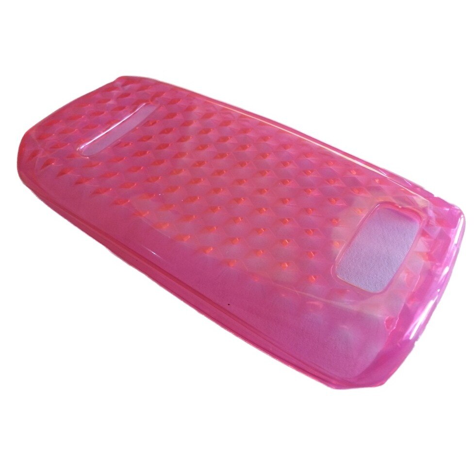 Husa silicon Nokia Asha 305 roz cu model