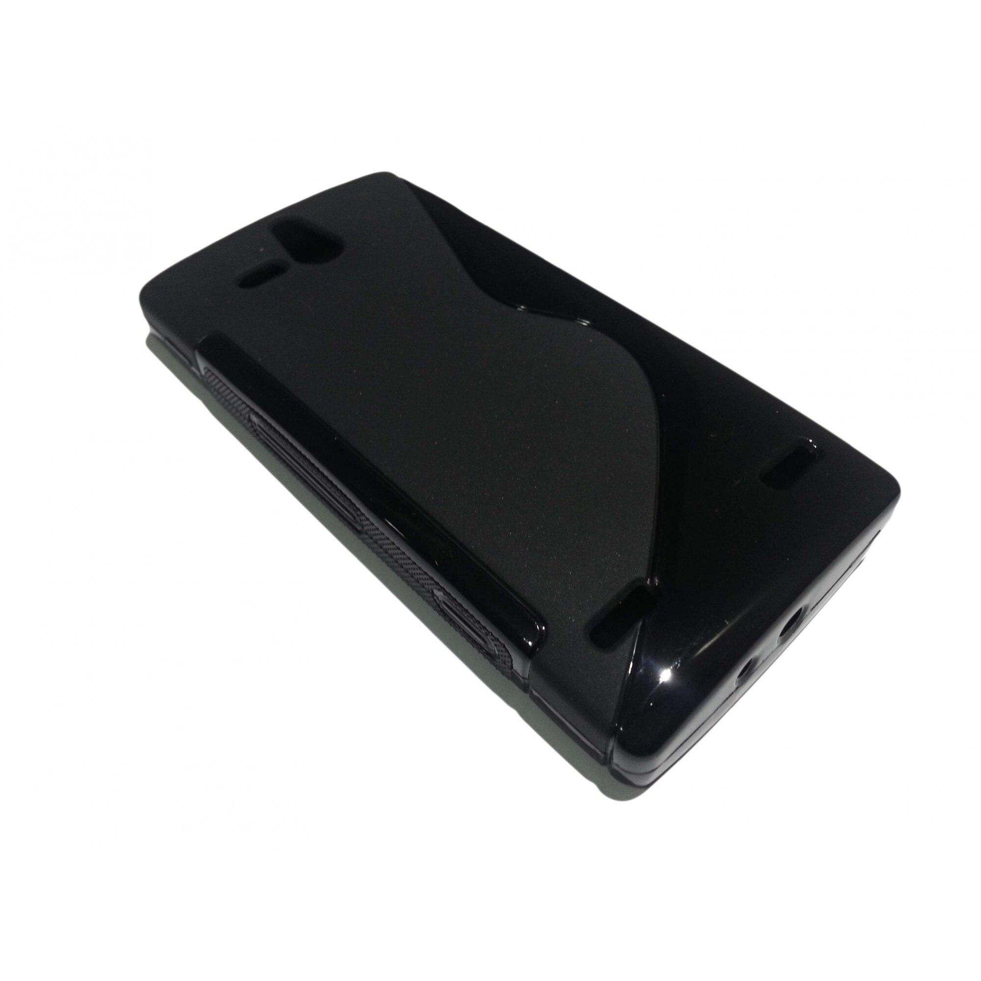 Husa Sony Ericsson Xperia U ST25i din Silicon Model S Line Culoare Neagra