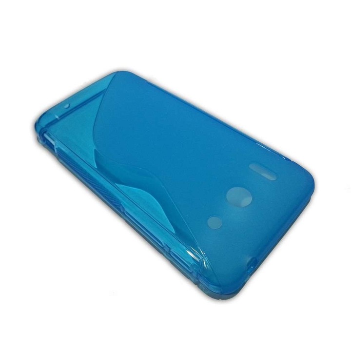 Силиконов кейс Huawei Ascend G510/U8951 модел S Line син цвят