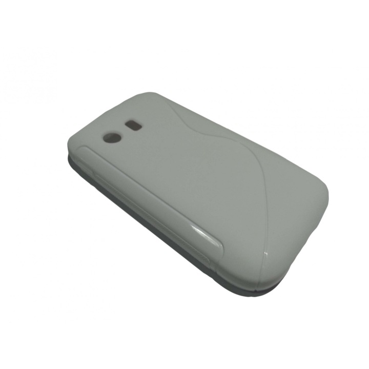 Husa Samsung Galaxy Y S5360 din Silicon Model S Line Alba