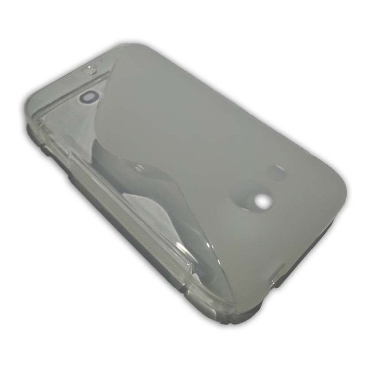 Калъф HTC Desire 200 - S Line - прозрачен силикон