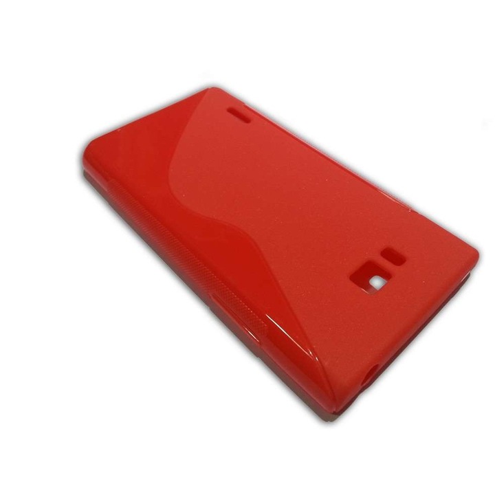 Калъф LG Optimus L7 - S Line - червен силикон