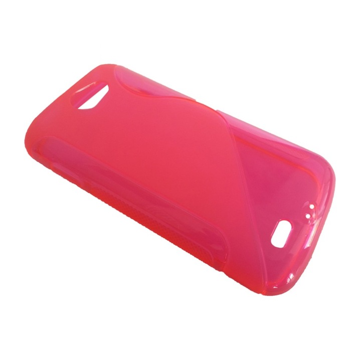 Кейс Съвместим с Samsung Galaxy W I8150 от Силиконов модел S Line Цвят Розов