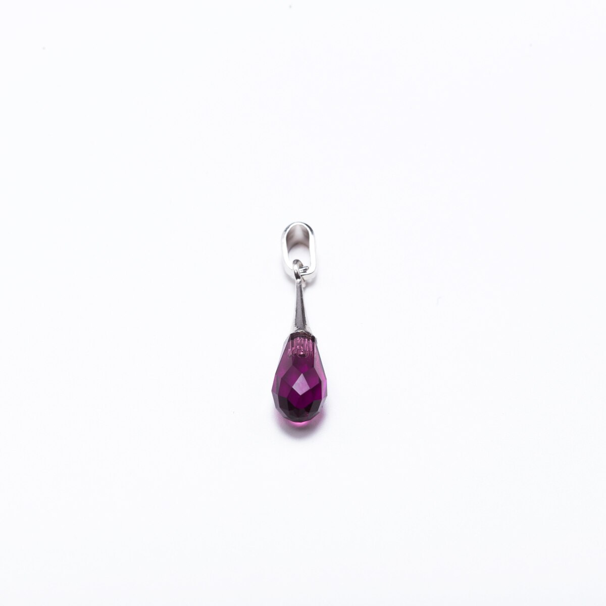 Pandantiv Argint DaviCrystals cu cristale cu briolet mic amethyst