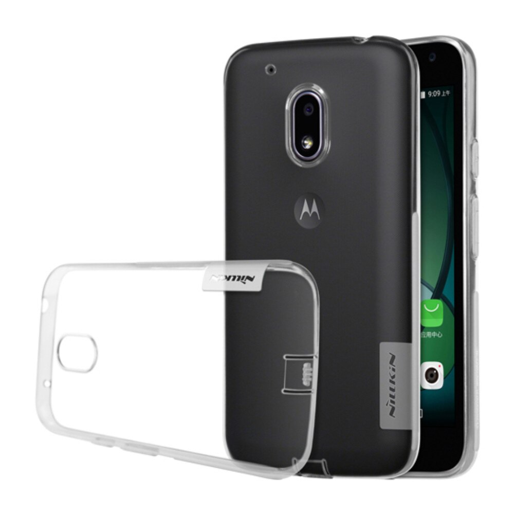 Husa de protectie spate, silicon transparent, Nillkin, pentru Motorola Moto G4 Play, Alb