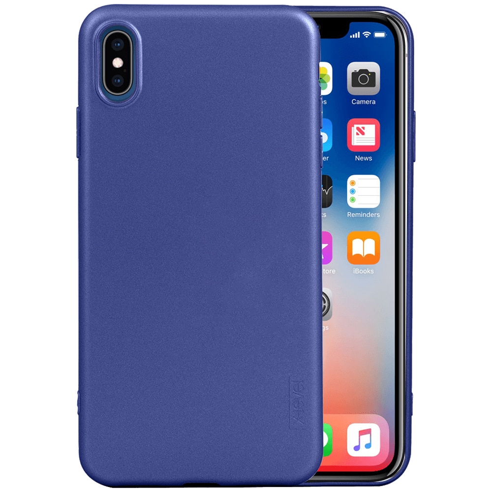 Husa de protectie Apple iPhone X / XS X-Level Guardian ultra slim Albastru + Folie Joyshell cu sticla Asahi Japonia