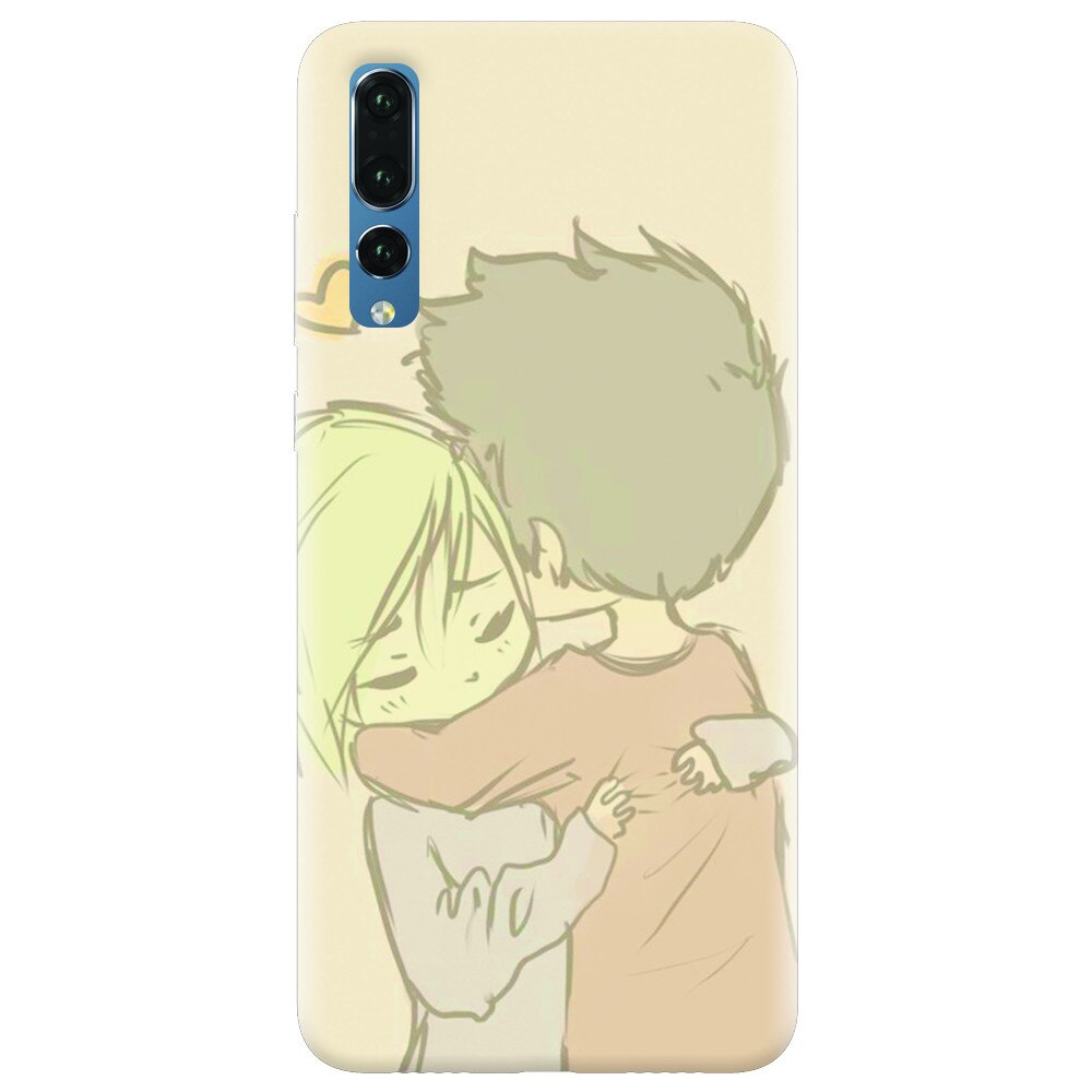 Husa silicon pentru Huawei P20 Pro, Couple Hug